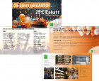 Jubiläumsflyer in der Übersicht.